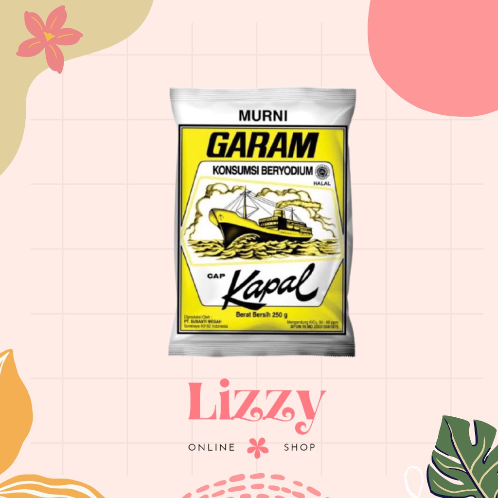 

Garam Beryodium Cap Kapal Container Kemasan 250g