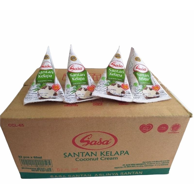 

Sasa Santan Cair 1 dus isi 36 Pcs ukuran 65ml