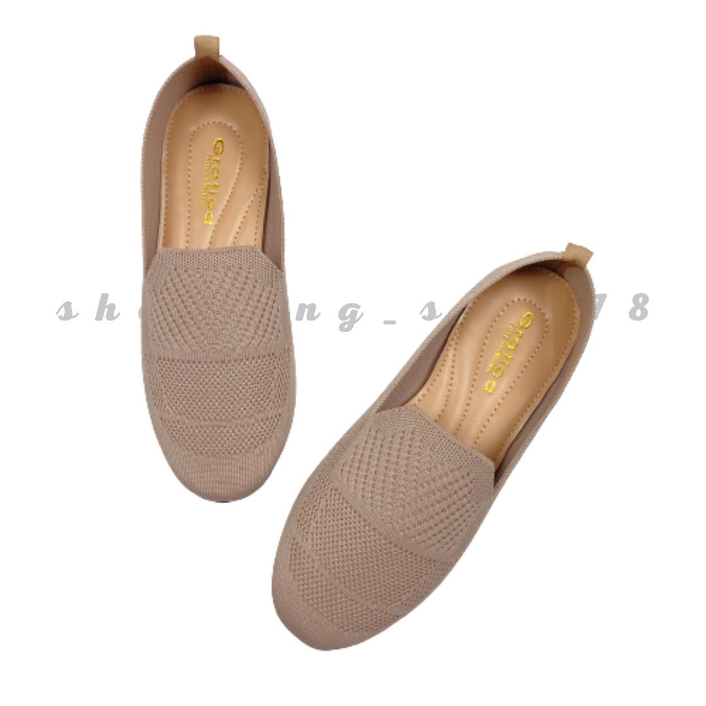 Sepatu Flatshoes Wanita Rajut Gratica PS 11