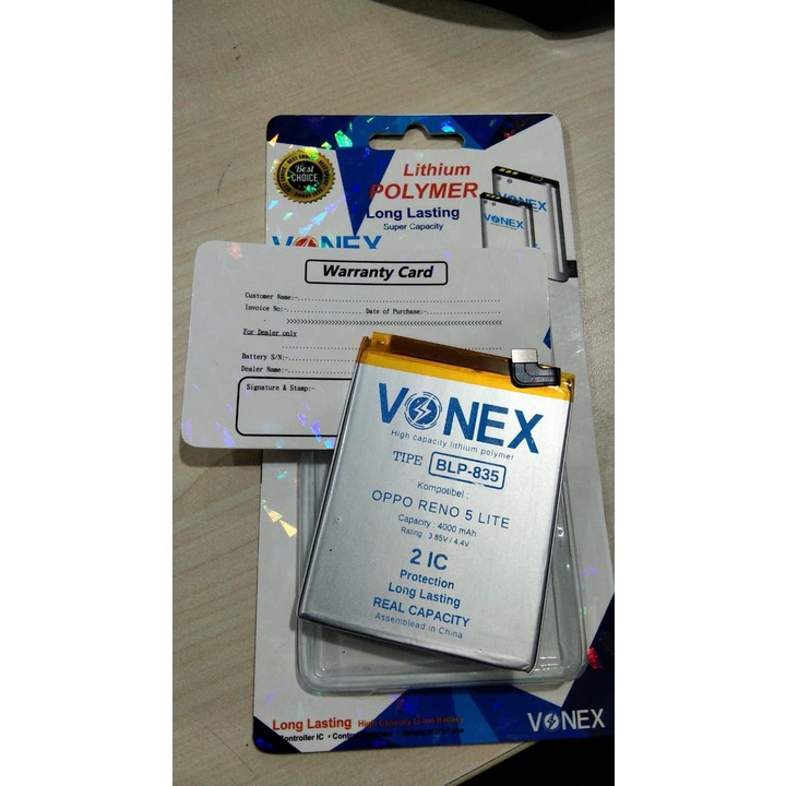 Baterai Double Power Oppo Reno 5 Lite BLP-835 HP Vonex Original