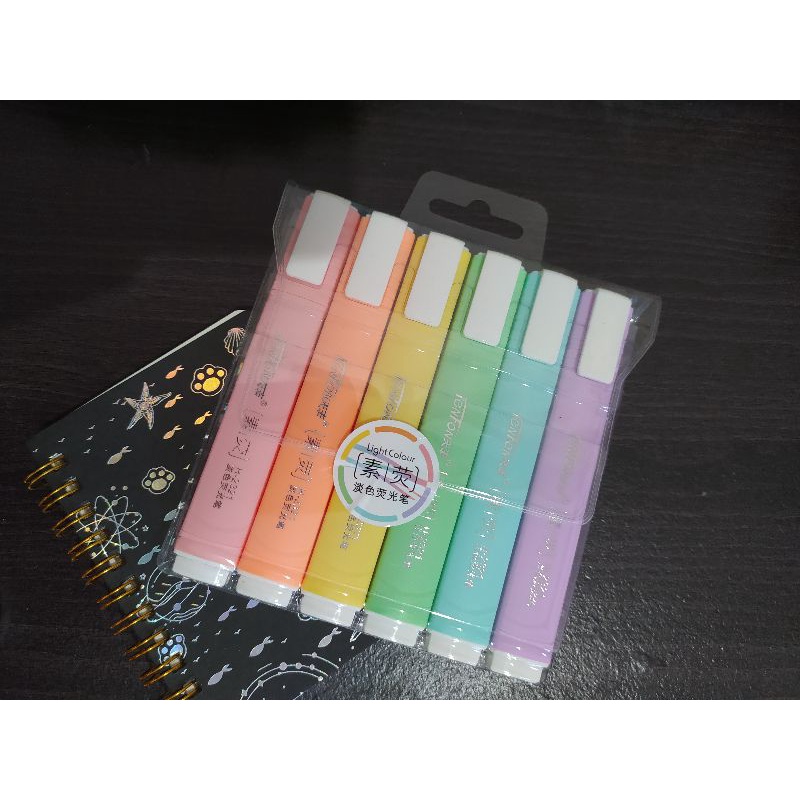 

Stabilo warna Pastel Estetik (1 pack isi 6 warna)