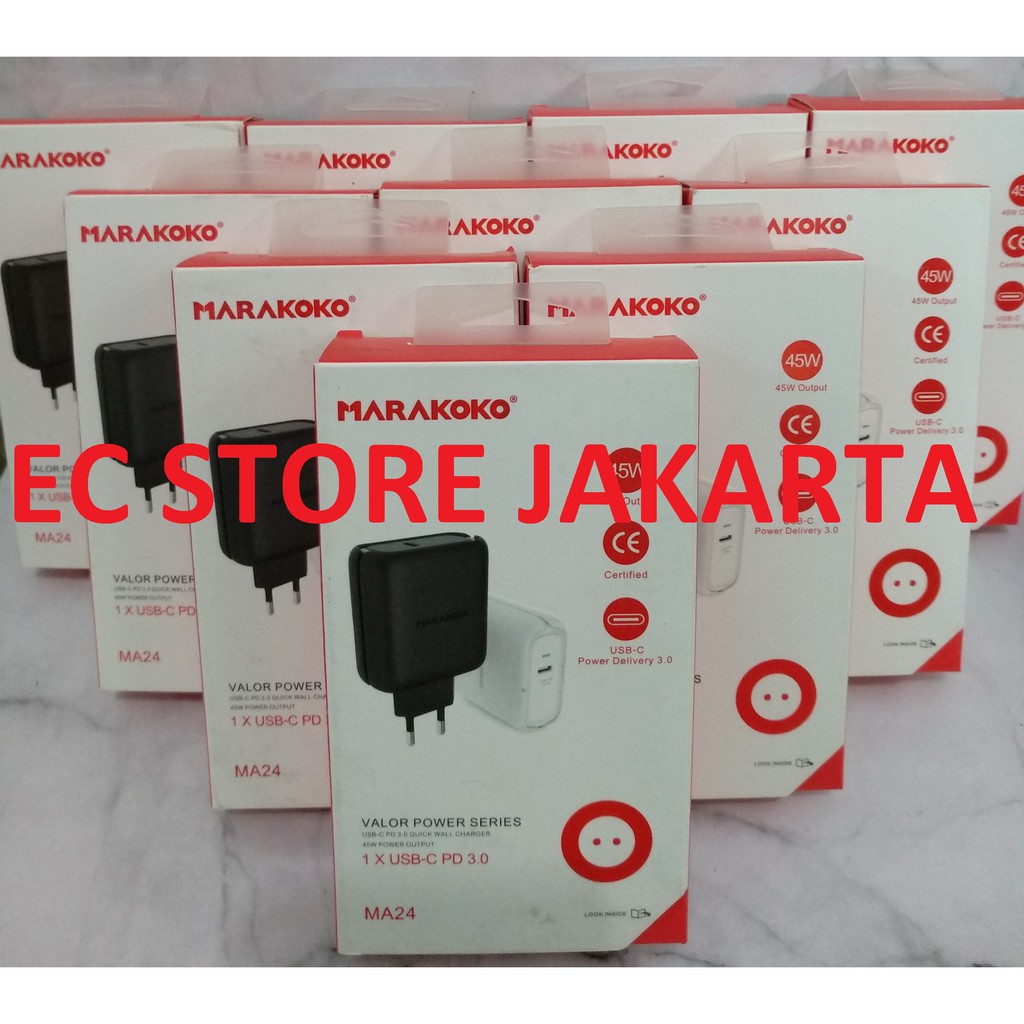 Marakoko Type C Wall Charger 45W PD Charger Quick Charging MA24