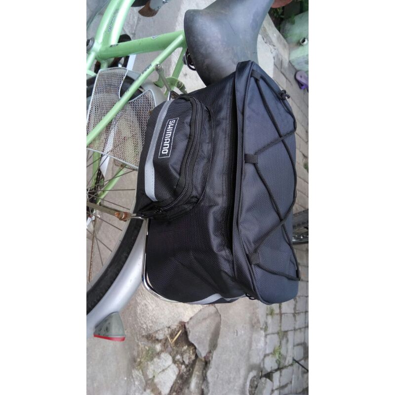 Tas Pannier Single Shimano Tas Sepeda Belakang Tas Pannier Sepeda Tas Touring Sepeda Tas Boncengan