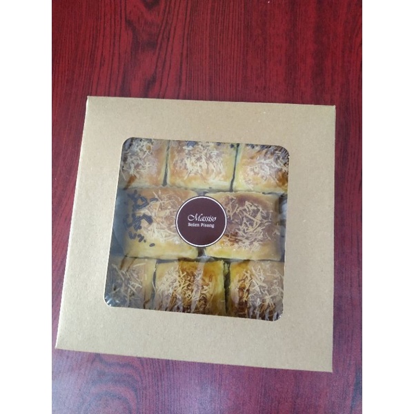 

pre-Order Bolen Pisang Coklat Keju Isi 9 pcs Kotak