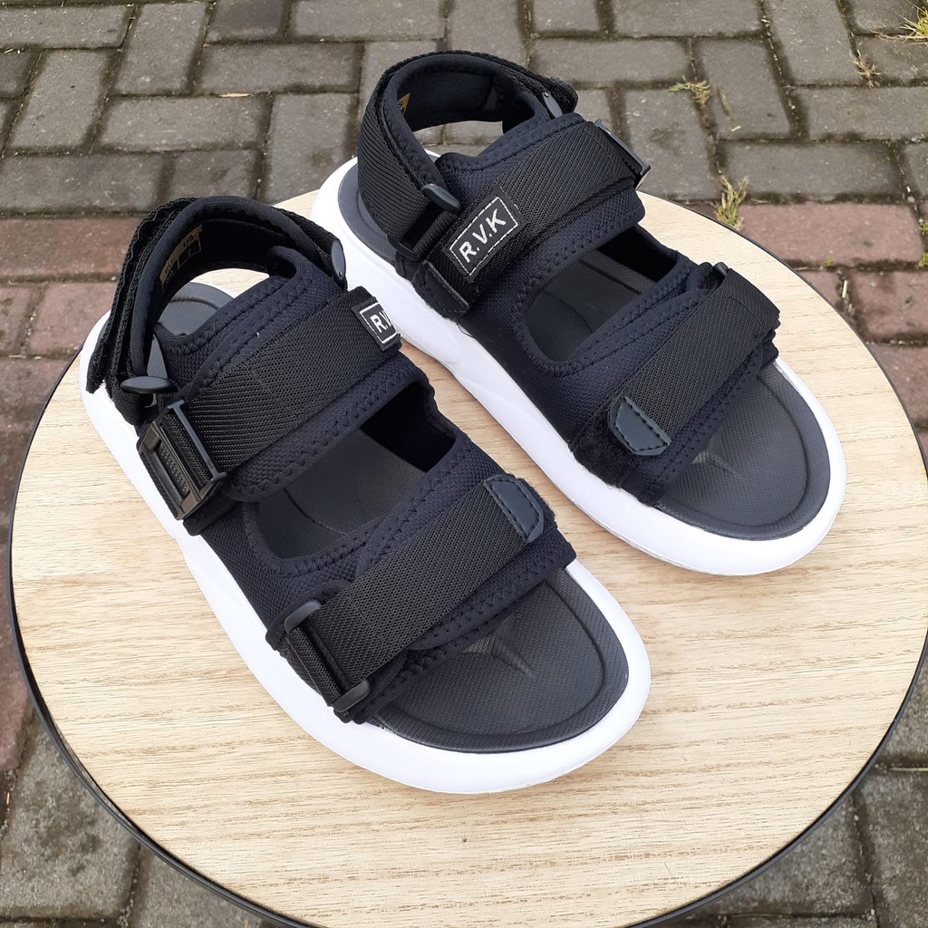 SANDAL R.V.K , Sandal Hiking Hitam sol Phylon