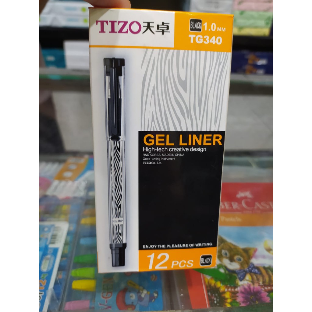 

Pulpen Tanda Tangan / Pen Tizo gel liner 1.0 TG340