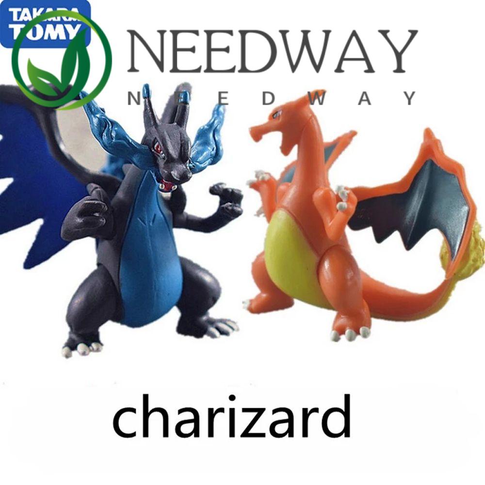 Needway  Anime Figures Toys 6-8cm Pikachu Pokemones Mewtwo Charizard Dragonite Ivysaur Venusaur Ornaments Model Toys