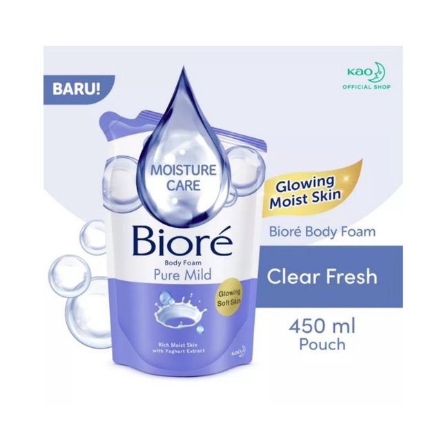 Jual Biore pure mild 450ml / 400ml | Shopee Indonesia