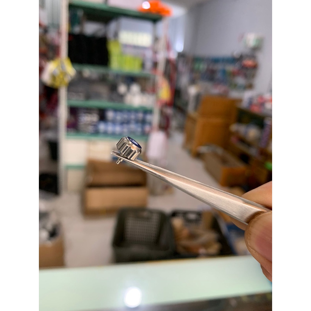 KNOP CROWN PEMUTAR STEM AS JAM TANGAN CASIO EDIFACE SILVER PREMIUM