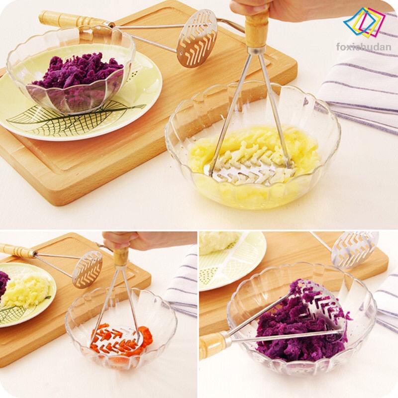 Penghancur Kentang / mash potato - Buah Manual Bahan Stainless Steel