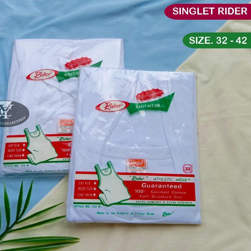 ♧ Singlet Rider | KAOS DALAM RIDER | PAKAIAN DALAM RIDER | Kaos Kutang ✽