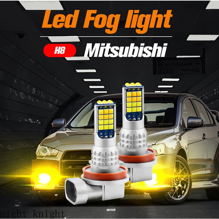 2pcs Lampu Kabut LED Canbus H8 H11 H16 Untuk Mitsubishi ASX Colt Eclipse Cross Lancer 8 Outlander 2 3 Pajero Shogun 4 H816