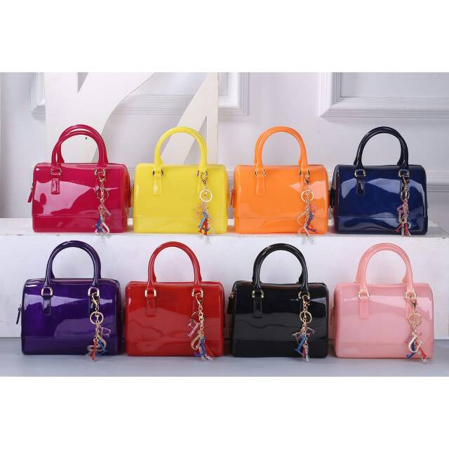  TAS FURLA JELLY  MINI 2838 HANDBAG SELEMPANG SLINGBAG 