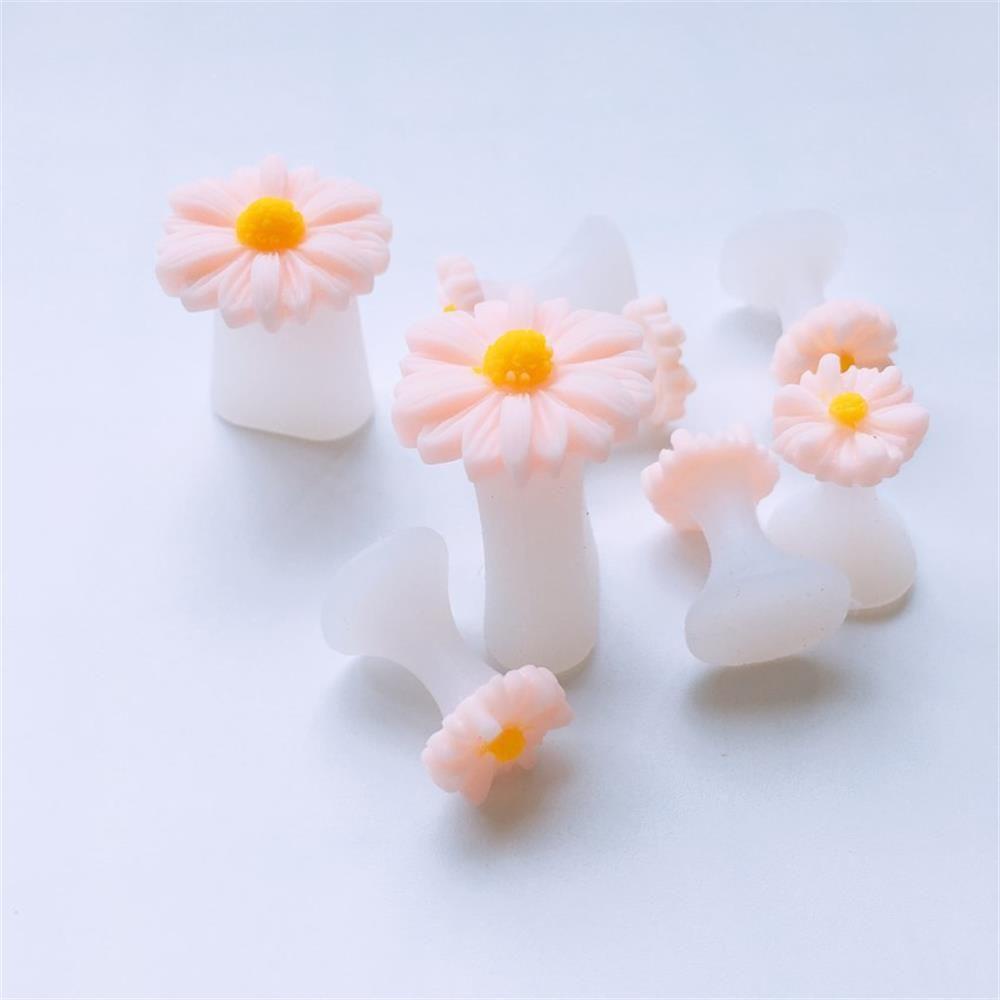 Preva 8pcs Pemisah Jari Kaki New Daisy Flower Nyaman Pedicure