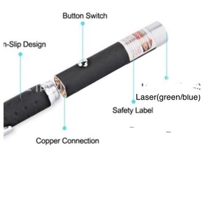 ☺ Laser Pointer Senter Pen Laser Laser Biru Merah Laser Blue Red Laser ✮