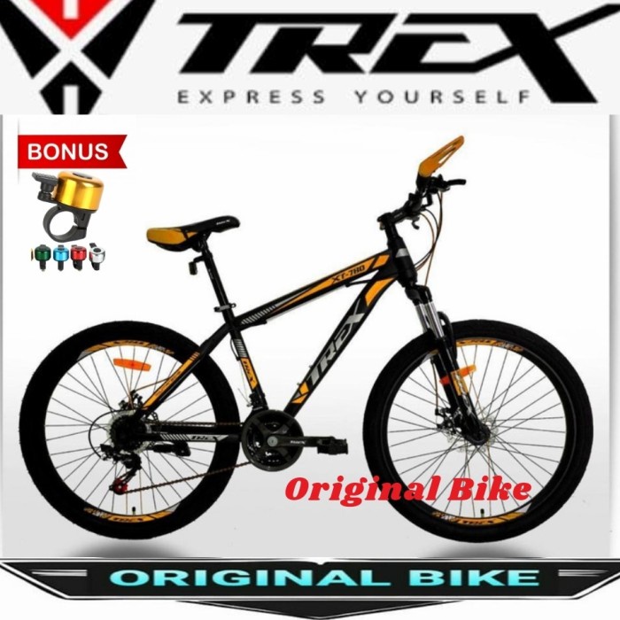 SEPEDA GUNUNG 26 TREX XT 787 NEW REM CAKRAM 21 SPEED