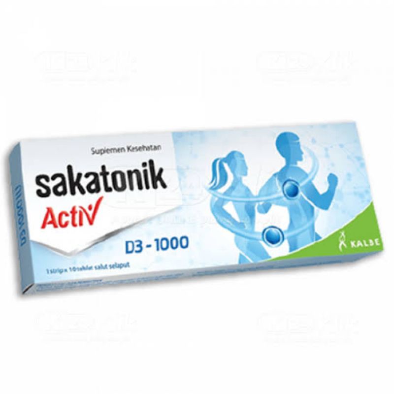 Sakatonik Activ D3 1000 IU / Suplemen Kesehatan / Vitamin D3