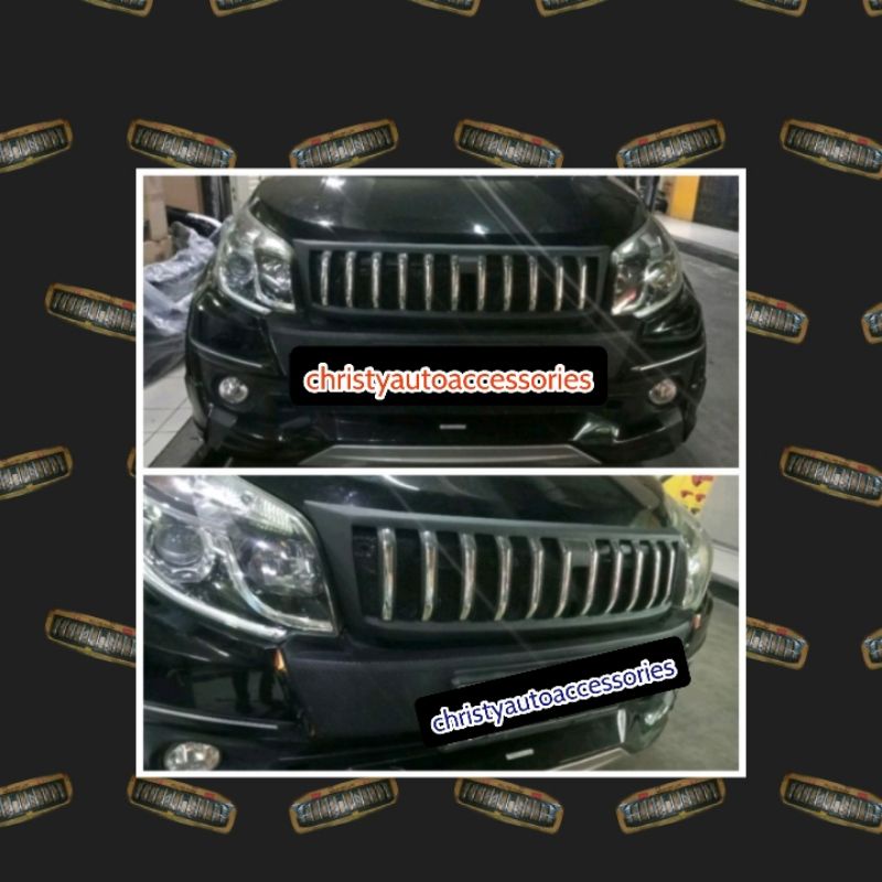 Grill Apollo-Prado Terios Rush Hummer 2008 2009 2010 2011 2012 2013 2014 2015 2016 2017 List Chrome
