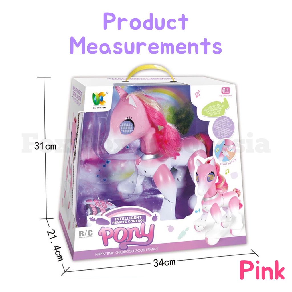 Remote Control Robot Unicorn - Mainan Robot Canggih Interaktif - Fox Box Indonesia