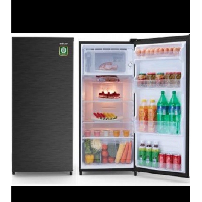 KULKAS SHARP SJ-182N NEW KIREI LOW WATT 1 PINTU