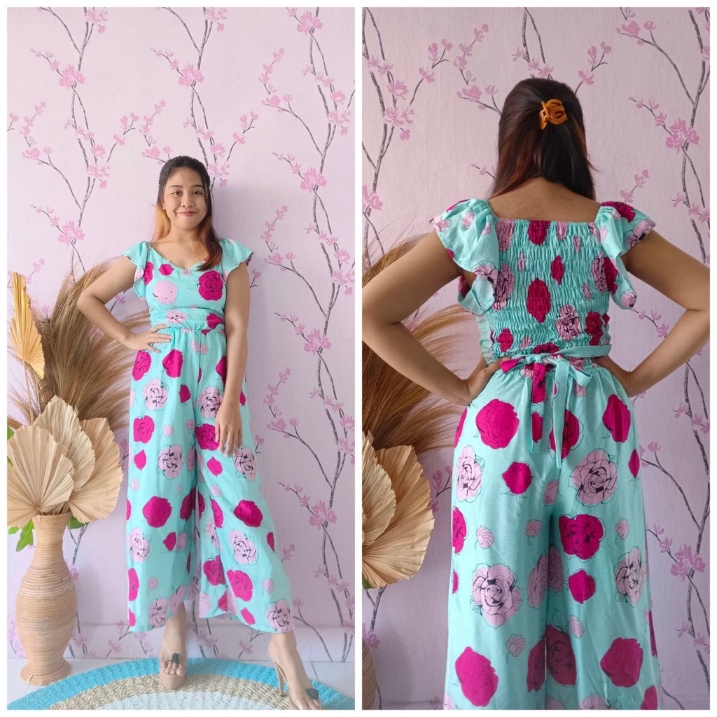 JUMPSUIT MONIC/JUMPSUIT BALI VIRAL/OVERALL BALI/JUMPSUIT RAYON