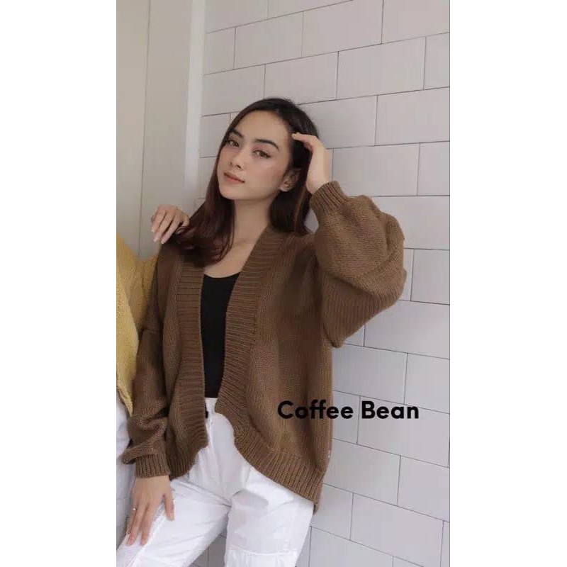 FX SHOP CARDI FLUFFY BUBLE RAJUT / CARDI SABYAN / CLARISA