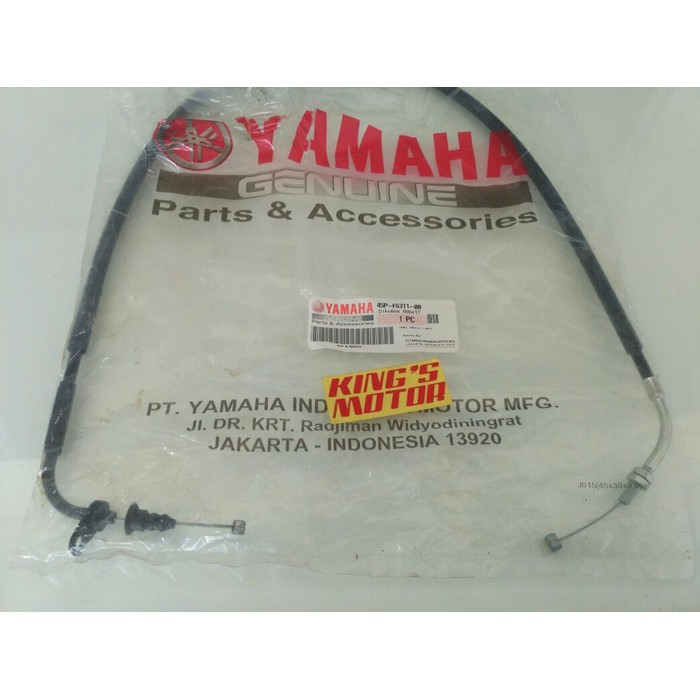 KABEL, TALI GAS BYSON 45P F6311 ASLI YAMAHA