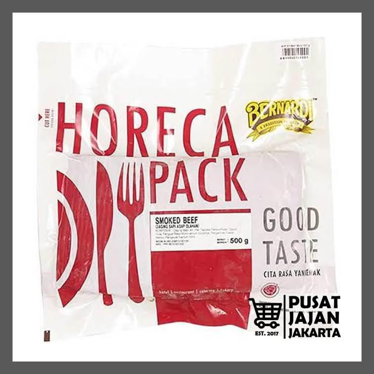 Bernardi Smoked Beef Kotak Horeca Pack 500 Gr Daging Sapi 
