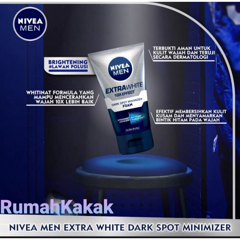 Nivea Men Facial Wash ExtraWhite 100ml