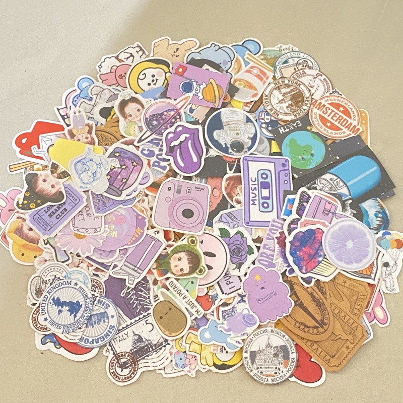 (15 PCS) RANDOM AESTHETIC STICKER CUTE KAWAII MURAH STICKER LAPTOP HP BUJO-2