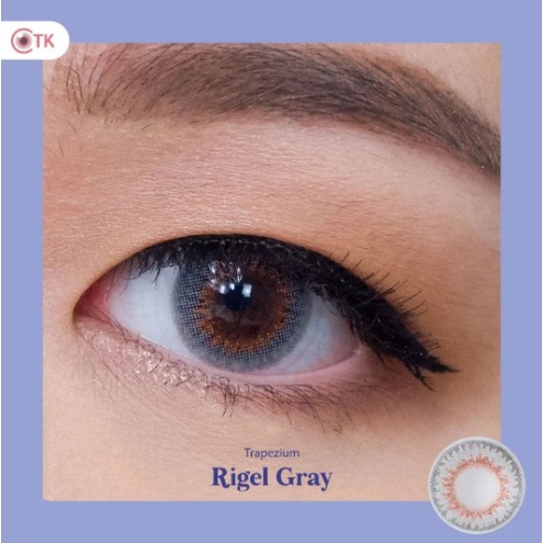 Softlens Trapezium CTK dia 14.5mm Betel Rigel Bella Gray Brown Blonde Onyx Smokey