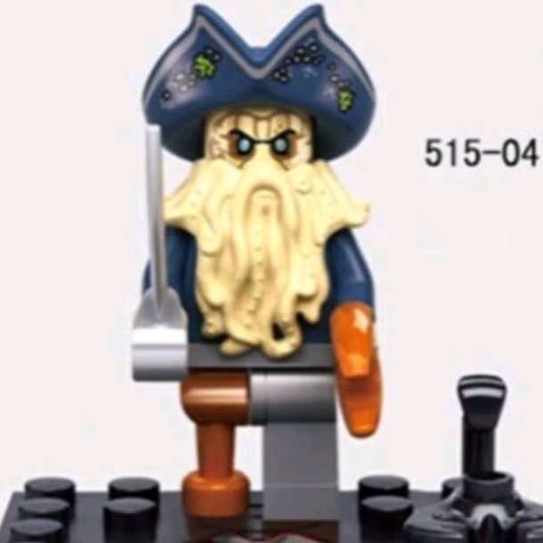 Image of Lego Pirates of the Caribbean Davy Jones SEALED ONLY Bootleg #1