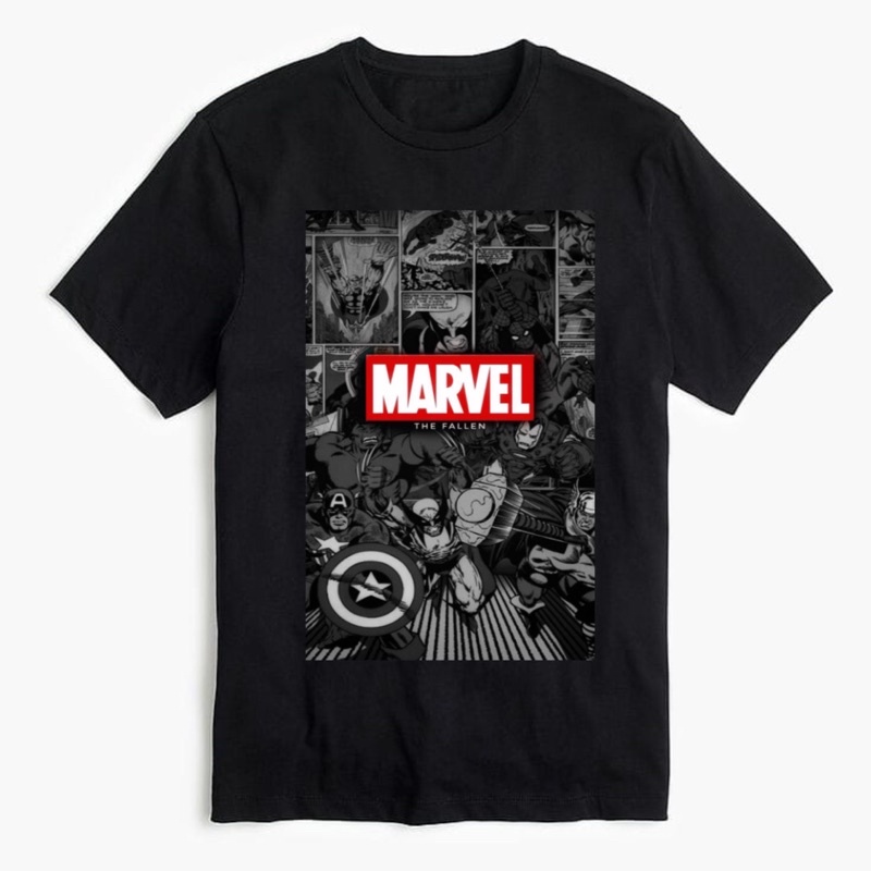 KAOS BAJU T SHIRT MARVEL  BOOTLEG VINTAGE OVERSIZE HOMAGE RAP TEE
