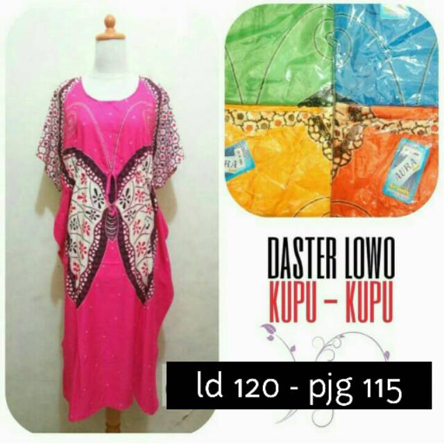 Daster jumbo kupu grosir baju tidur jumbo pakaian murah katun adem batik adem
