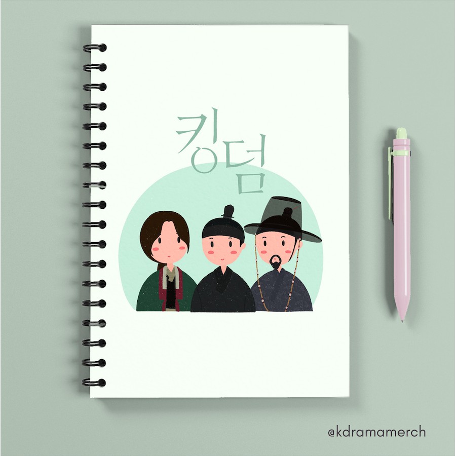 KINGDOM NOTEBOOK SPIRAL DRAMA KOREA A5/ DRAMA KOREA / DRAKOR / JOURNAL / JURNAL SOFT COVER