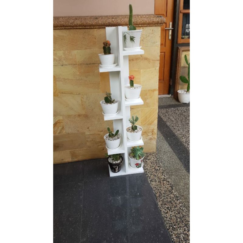 Rak pot kayu pinus