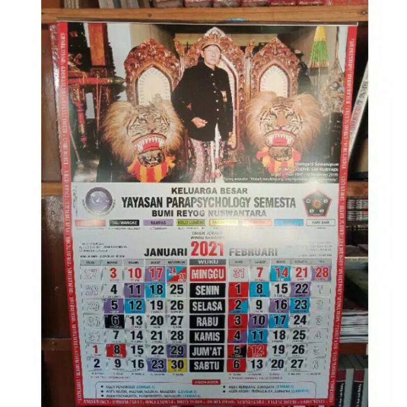 Kalender Jawa 2021 Kalender kejawen Yayasan Parasychology Semesta YPS