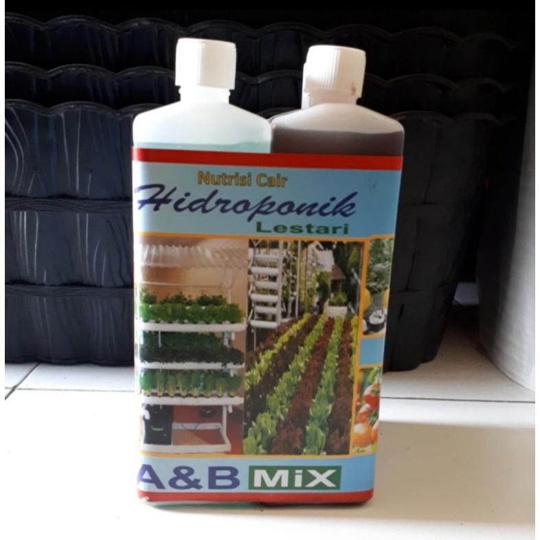 Pupuk Hidroponik Ab Mix / Nutrisi hidroponik ab mix cair 1liter