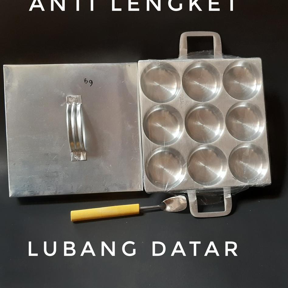 Big Sale Cetakan Kue Bikang Martabak Mini Maklor Cilor Lumpur Apam Tebal Anti Lengket Tebal Isi 9 BK