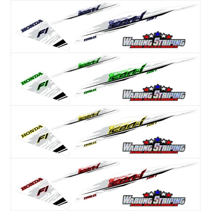 STRIPING ICON SPORT TRANSPARAN BEAT FI OLD