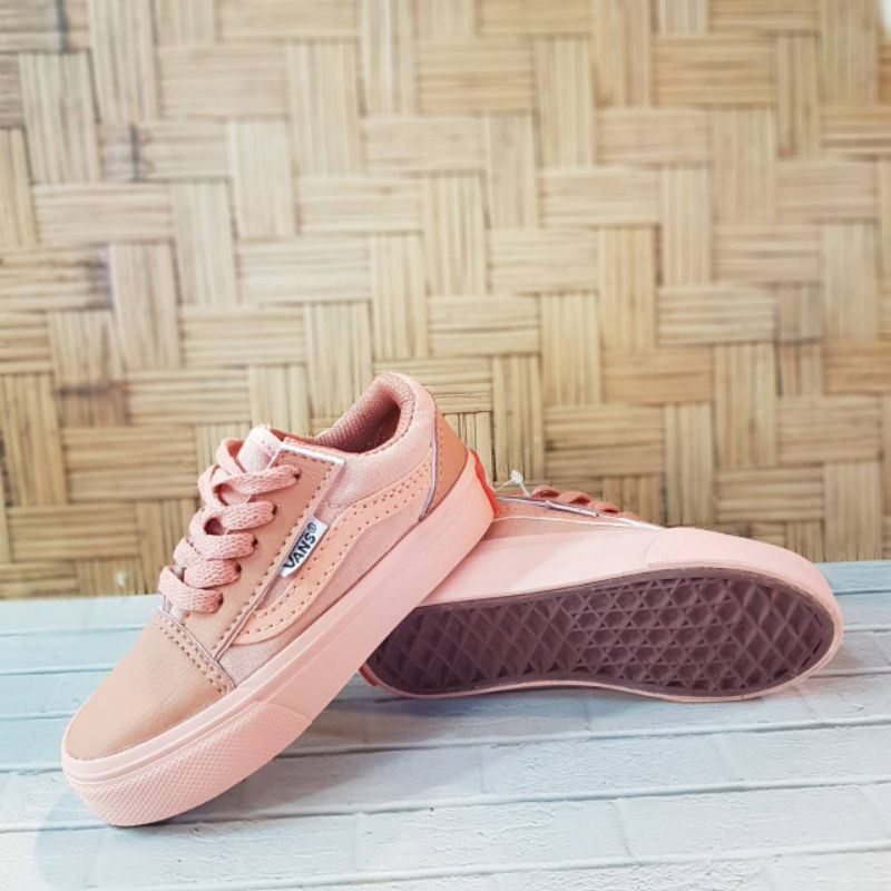 Sepatu Anak Vans Oudscul Size 16 - 30 Pink Premium Quality