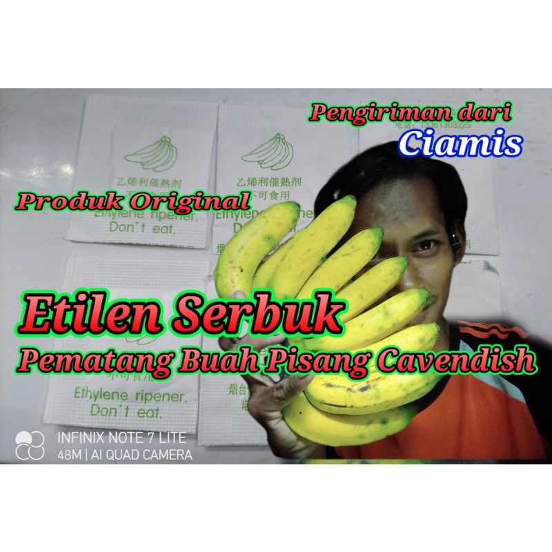 Etilen serbuk pematang buah pisang cavendish min pembelian 10pc