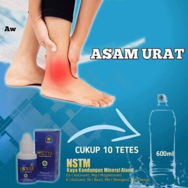 Obat Asam Urat Asam Lambung Stroke Jantung Hipertensi Diet Herbal Nstm Trace Mineral Nasa Original O