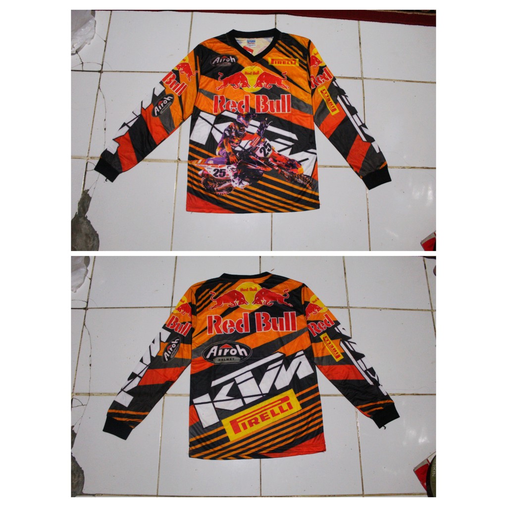 Jersey kaos atasan baju motor cross /baju sepeda anak murah