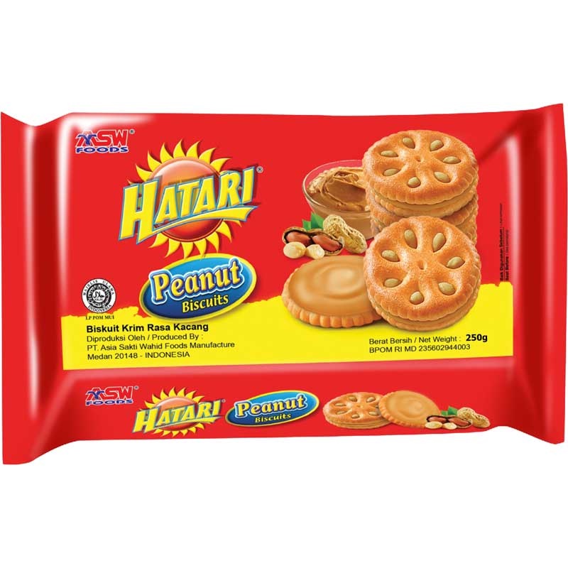 HATARI Biskuit Peanut 250 G