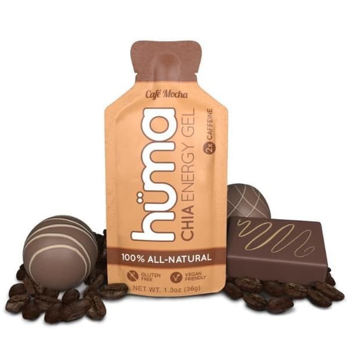 Huma Chia Energy gel Huma Gel CAFE MOCHA CAFFEINE 50mg organic