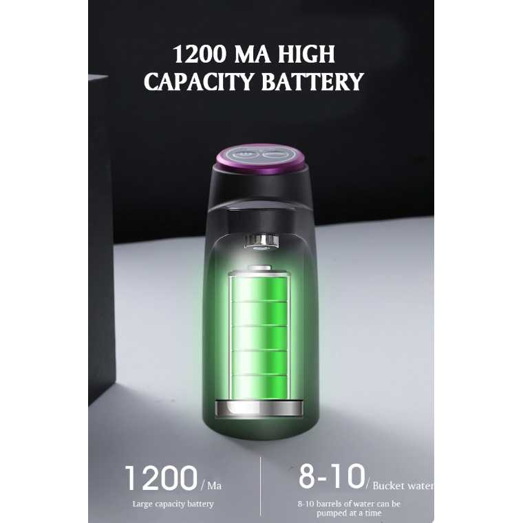 (100% BARANG ORI) SaengQ Pompa Elektrik Air Minum Galon Rechargeable - B2