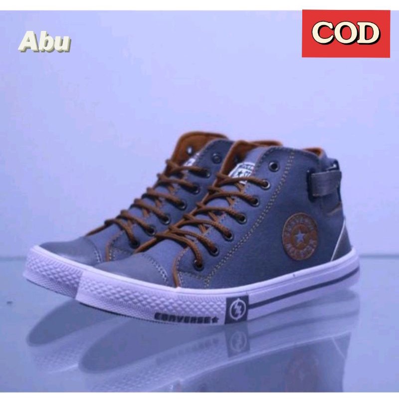 Sepatu Boots pria terbaru / Sepatu cowok keren / sneakers / Boots tali