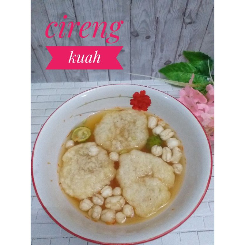 

cireng kuah dan rujak