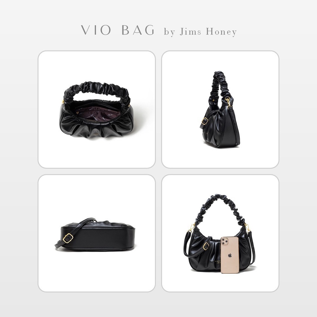 Vio Bag Jimshoney - Tas Selempang Wanita Stylish Korea Simple Import Fashion Trendy